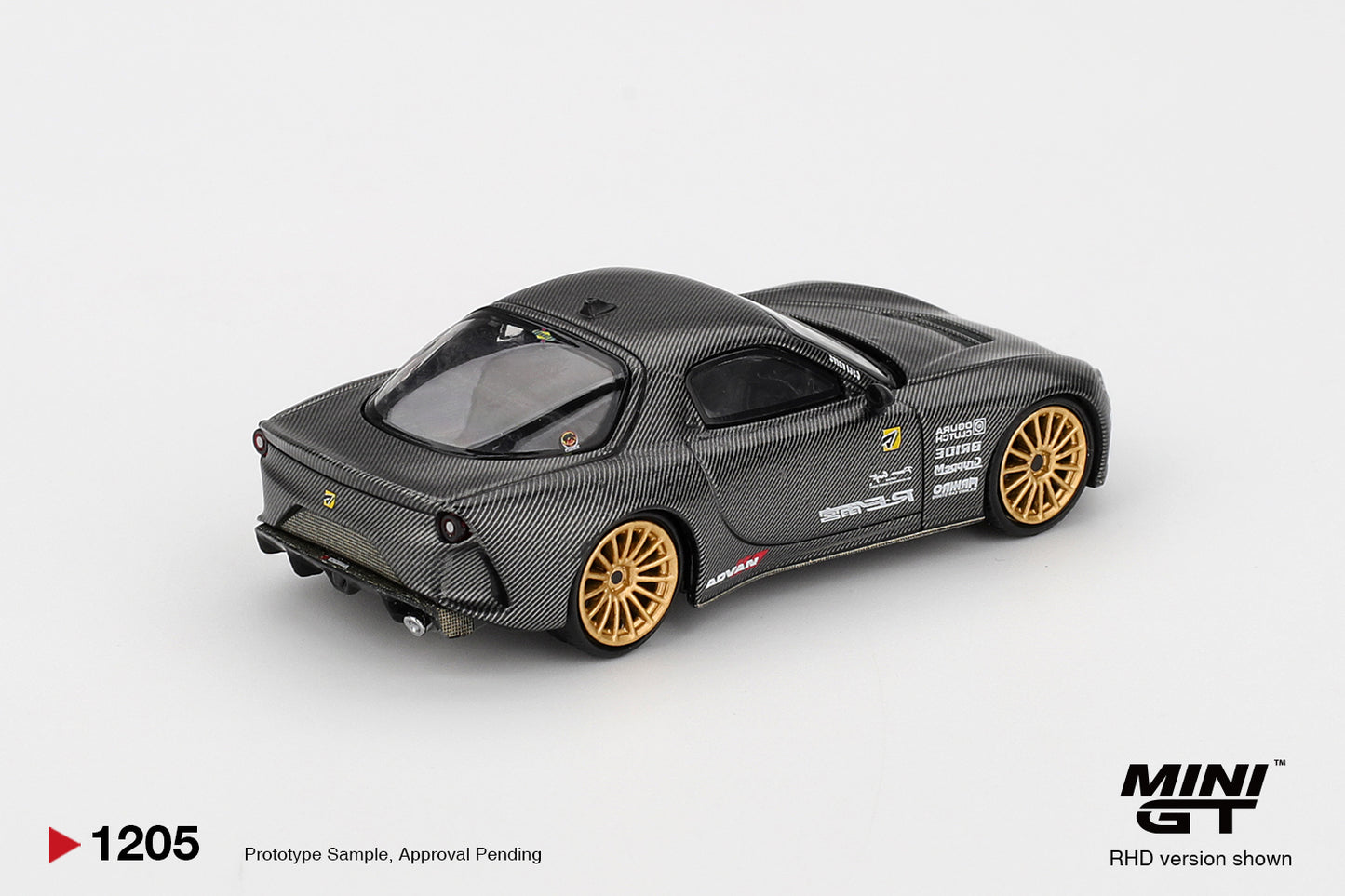 MINI GT 1205 MAZDA RX-7 RE AMEMIYA MATSUKIYO KOKU 3 ROTOR NA-7 TAS 2025 BEST TUNED CAR AWARD