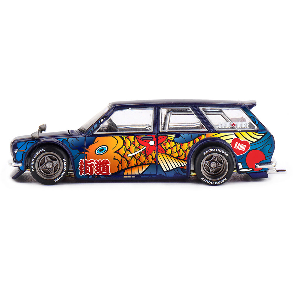 KAIDOHOUSE X MINI GT 248 DATSUN KAIDO 510 WAGON KOI WAGON V1
