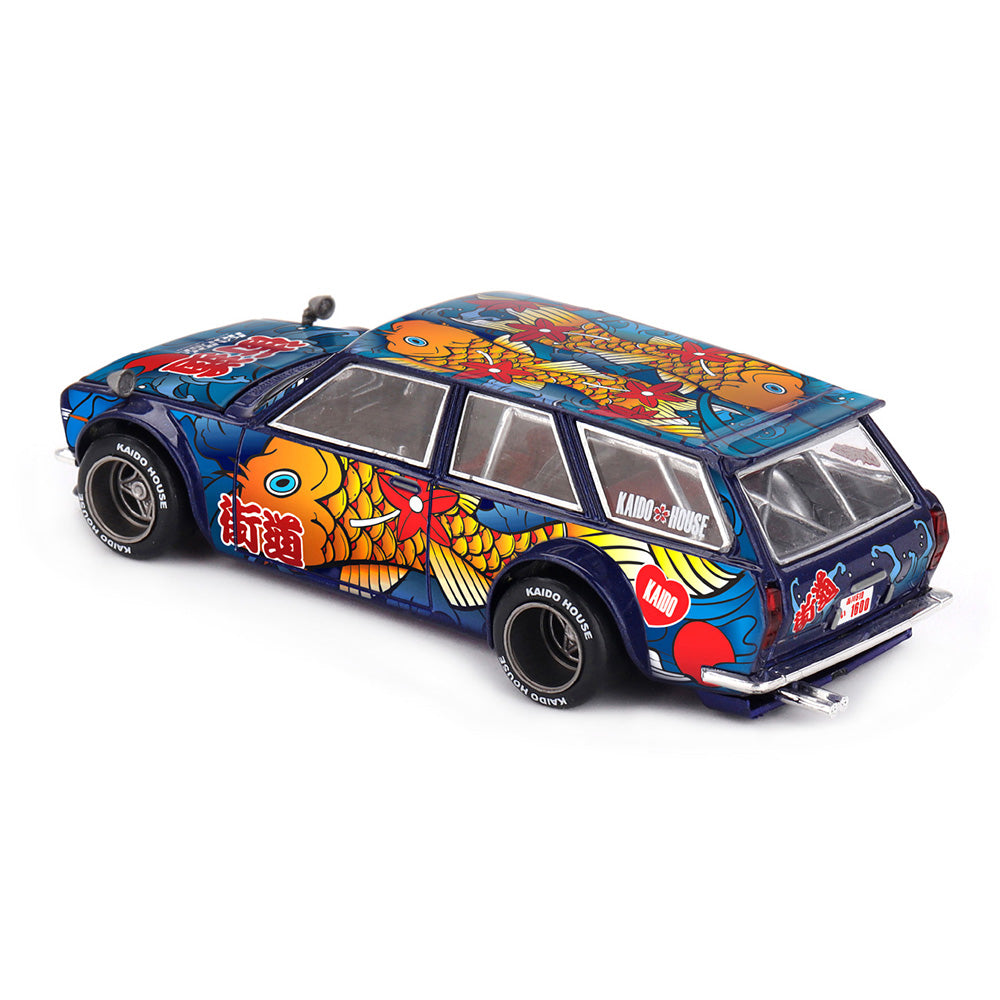 KAIDOHOUSE X MINI GT 248 DATSUN KAIDO 510 WAGON KOI WAGON V1