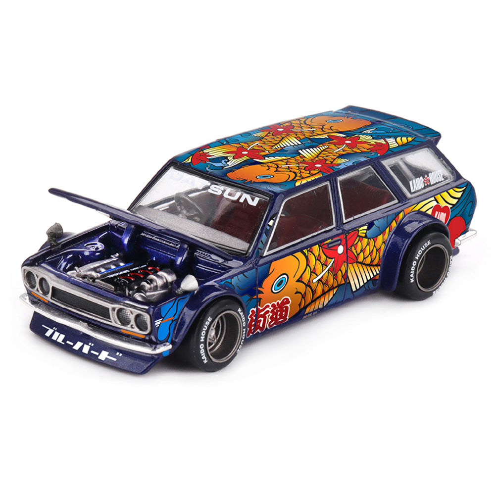 KAIDOHOUSE X MINI GT 248 DATSUN KAIDO 510 WAGON KOI WAGON V1