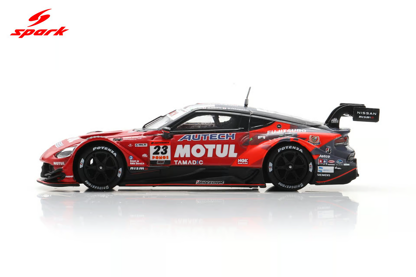 SPARK MOTUL AUTECH Z NISMO NO.23 GT500 SUPER GT 2025 K. CHIYO - M. TAKABOSHI
