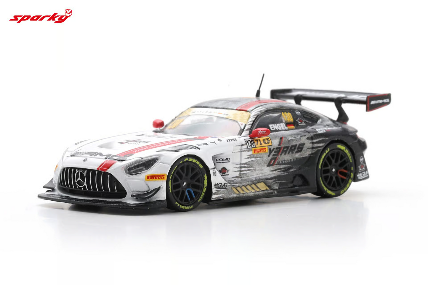 SPARK MERCEDES-AMG GT3 EVO NO.130 MERCEDES-AMG TEAM GMR WINNER FIA GT WORLD CUP MACAU 2024 MARO ENGEL