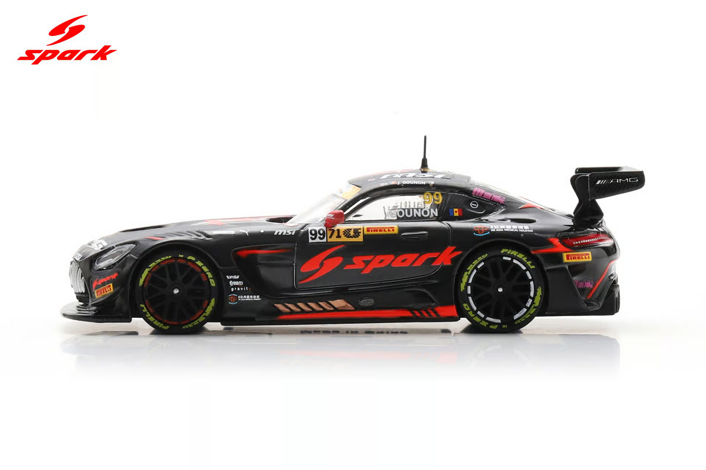 SPARK MERCEDES-AMG GT3 EVO NO.99 CRAFT-BAMBOO RACING FIA GT WORLD CUP MACAU 2024 JULES GOUNON