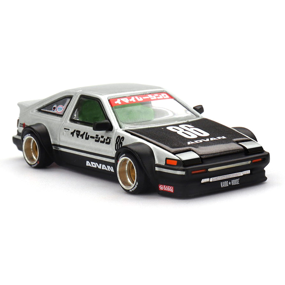 KAIDOHOUSE X MINI GT 218 TOYOTA AE86 SPRINTER TRUENO KAIDO STREET V2