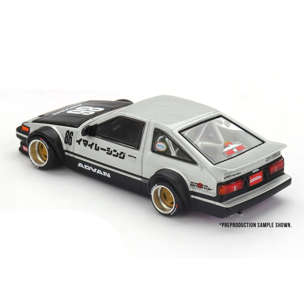 KAIDOHOUSE X MINI GT 218 TOYOTA AE86 SPRINTER TRUENO KAIDO STREET V2