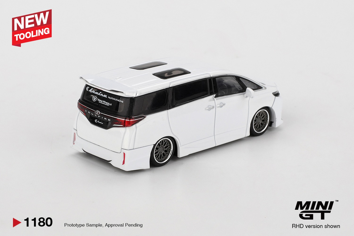 MINI GT 1180 TOYOTA VELLFIRE 40 KUHL WHITE