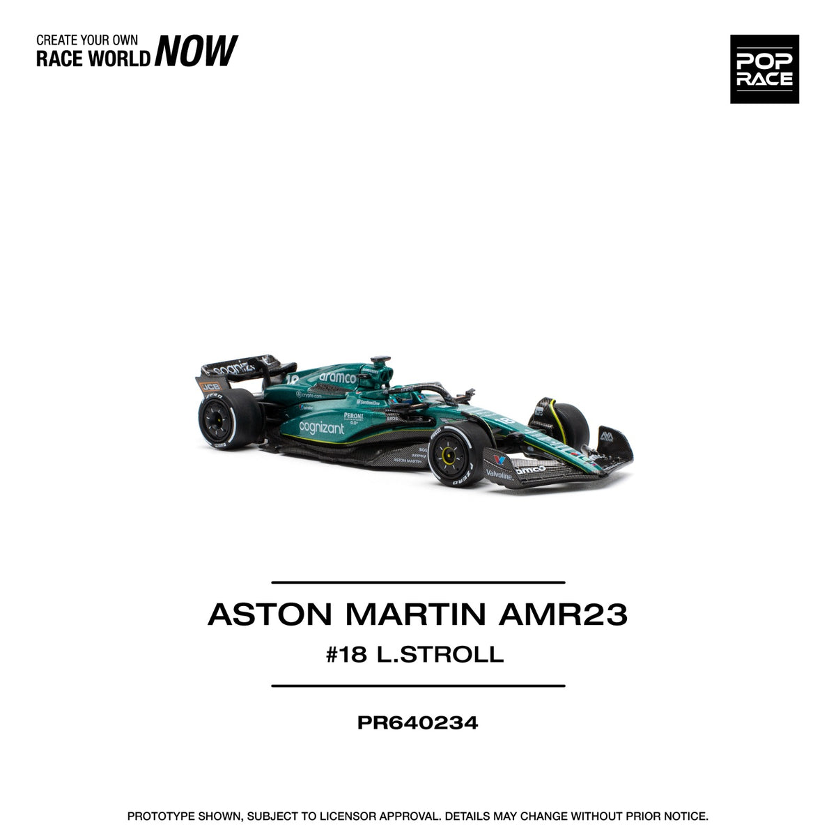 POP RACE PR640234 ASTON MARTIN AMR23 LANCE STROLL