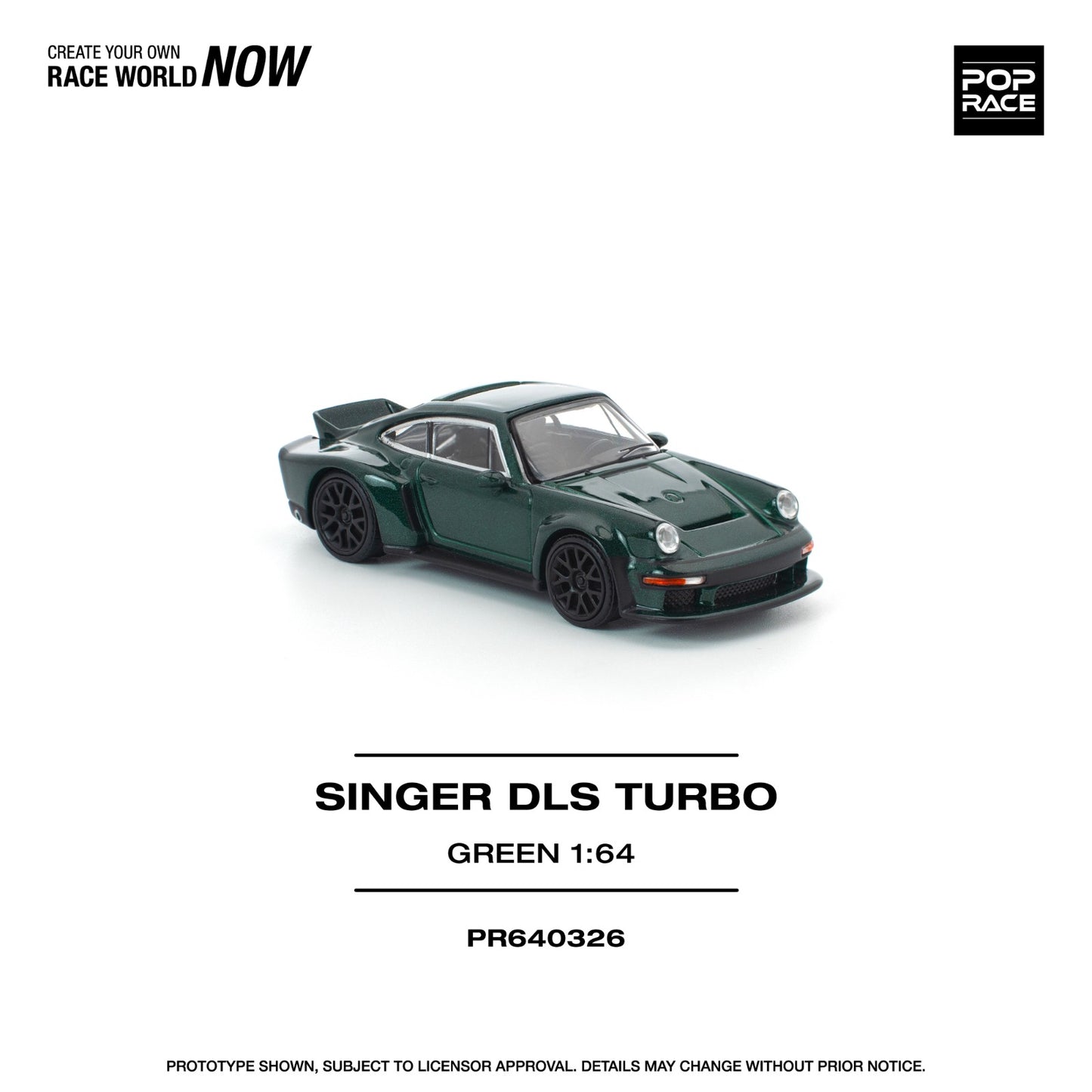 POP RACE PR640326 SINGER DLS TURBO ROAD GREEN