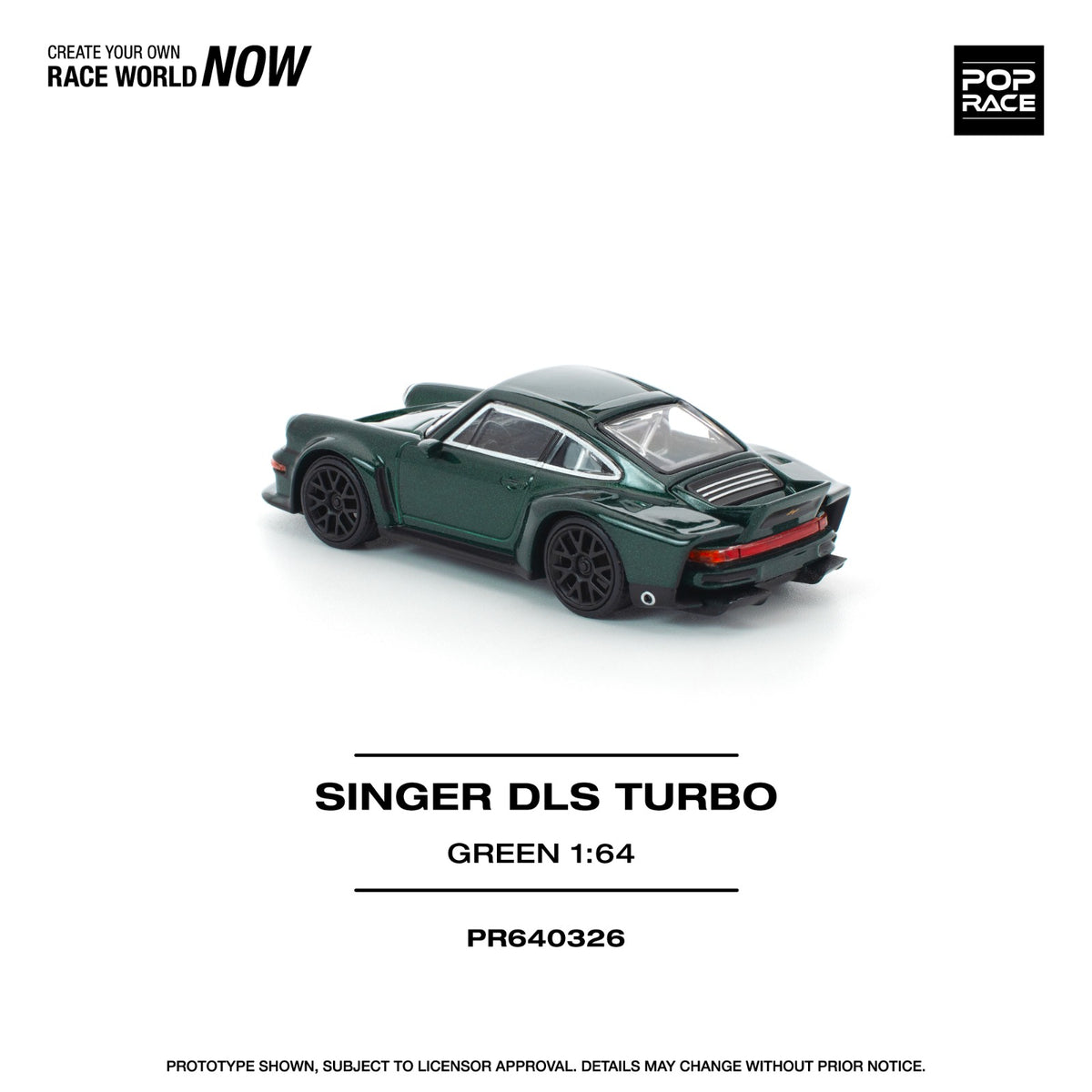 POP RACE PR640326 SINGER DLS TURBO ROAD GREEN