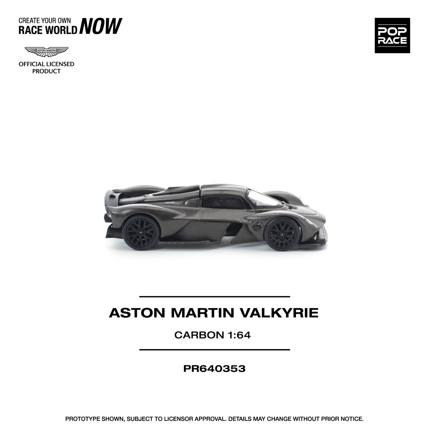 POP RACE PR640353 ASTON MARTIN VALKYRIE CARBON EDITION