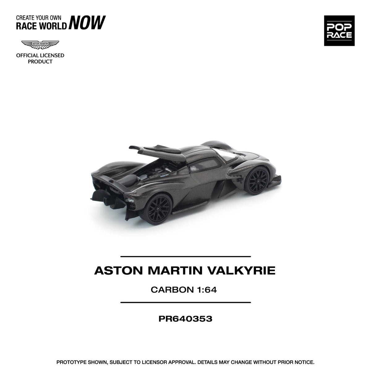 POP RACE PR640353 ASTON MARTIN VALKYRIE CARBON EDITION