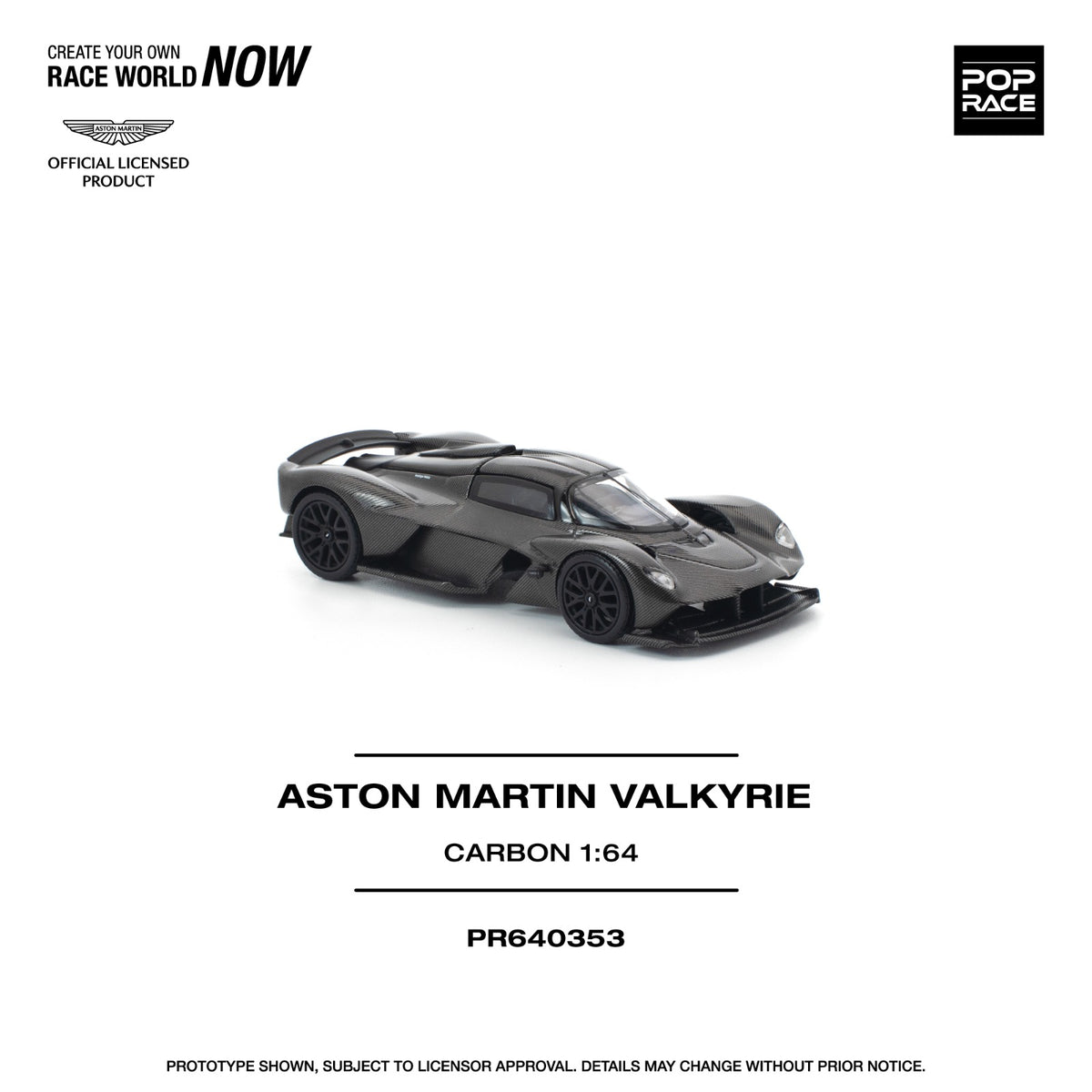 POP RACE PR640353 ASTON MARTIN VALKYRIE CARBON EDITION
