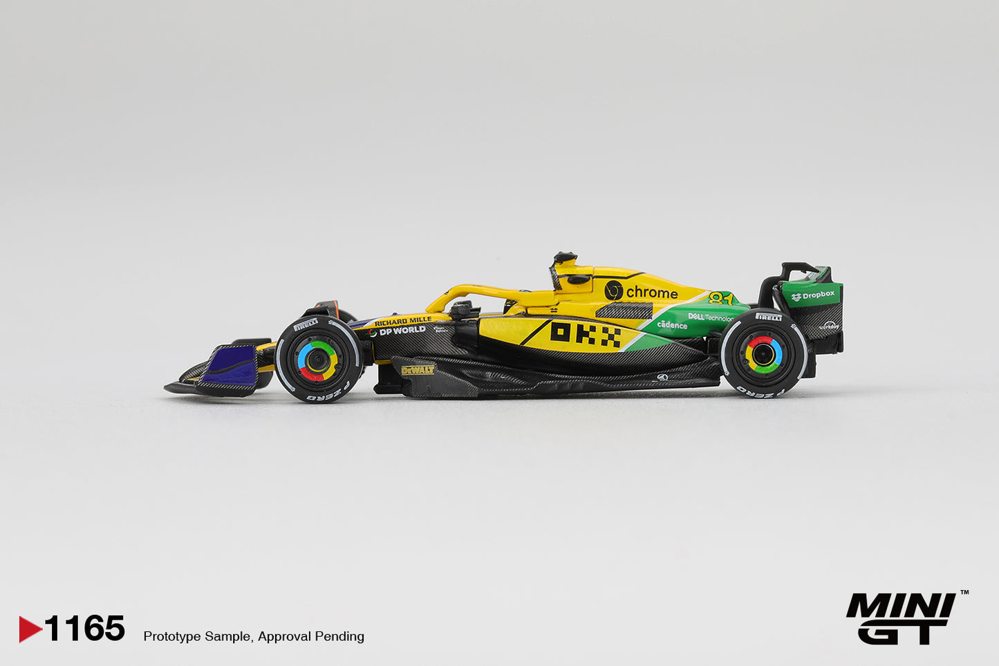 MINI GT 1165 BLISTER MCLAREN MCL38 #81 OSCAR PIASTRI 2024 F1 MONACO GP 2ND PLACE