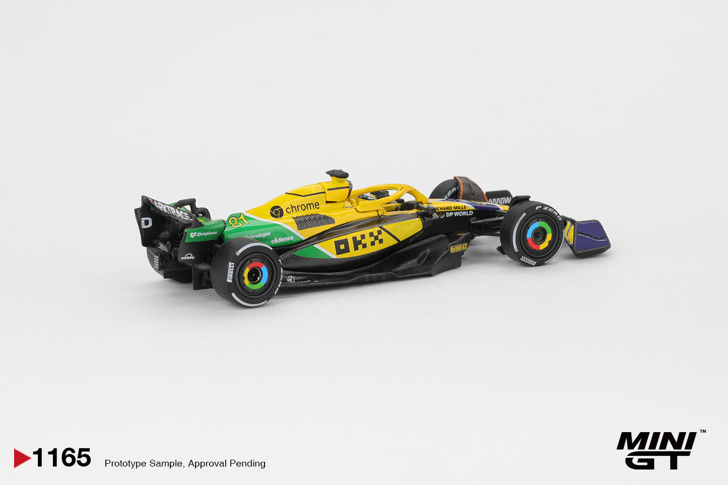 MINI GT 1165 BLISTER MCLAREN MCL38 #81 OSCAR PIASTRI 2024 F1 MONACO GP 2ND PLACE