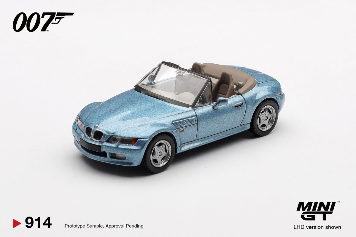 MINI GT 914-007E ENGLISH BLISTER PACKAGING BMW Z3 “GOLDENEYE”