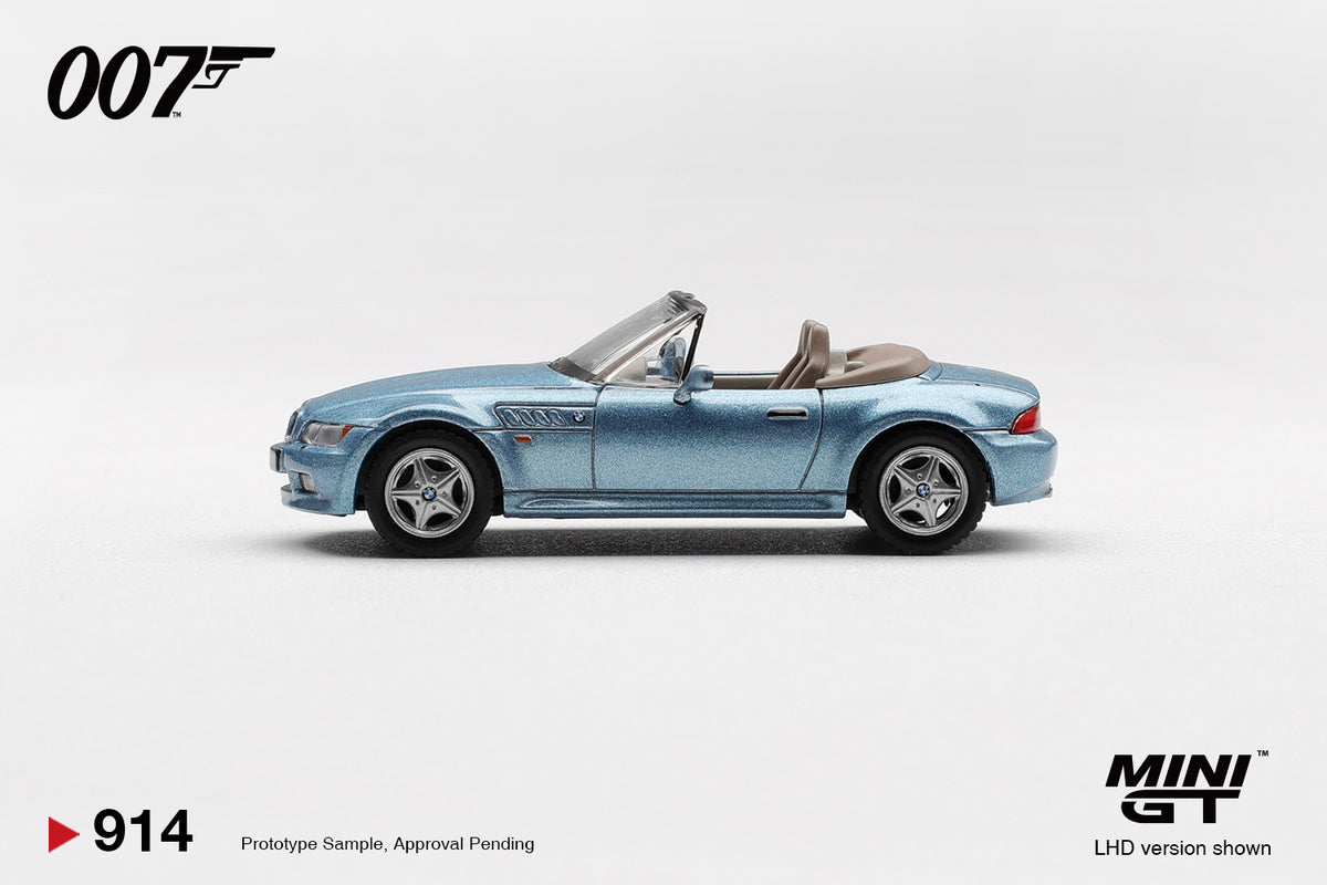 MINI GT 914-007E ENGLISH BLISTER PACKAGING BMW Z3 “GOLDENEYE”