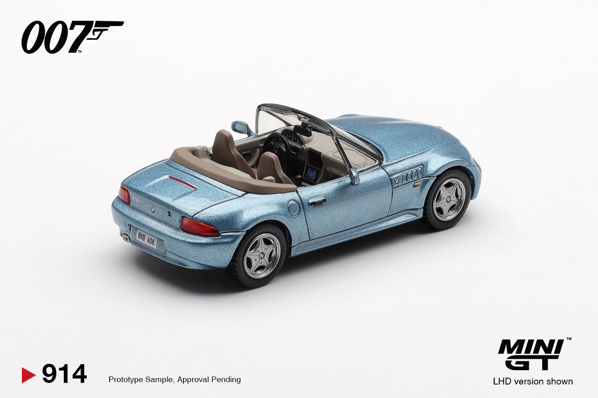 MINI GT 914-007E ENGLISH BLISTER PACKAGING BMW Z3 “GOLDENEYE”