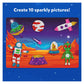 SKILLMATICS Foil Fun Up in space No Mess Art Kit (ages 4-9)