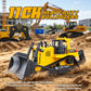 HUINA 1554 1:18 11CH Remote Control Heavy-Duty Bulldozer.