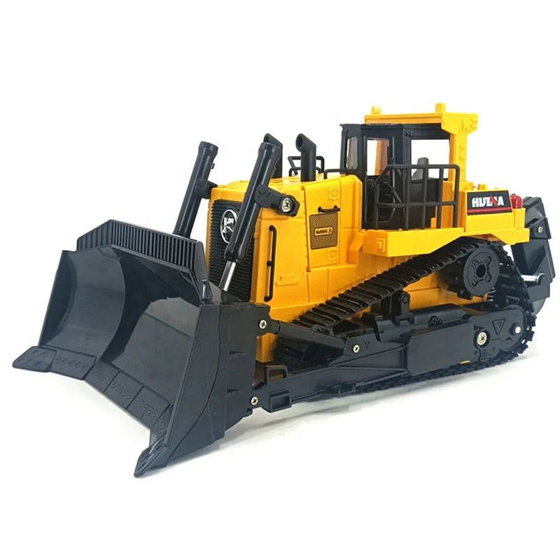 HUINA 1554 1:18 11CH Remote Control Heavy-Duty Bulldozer.