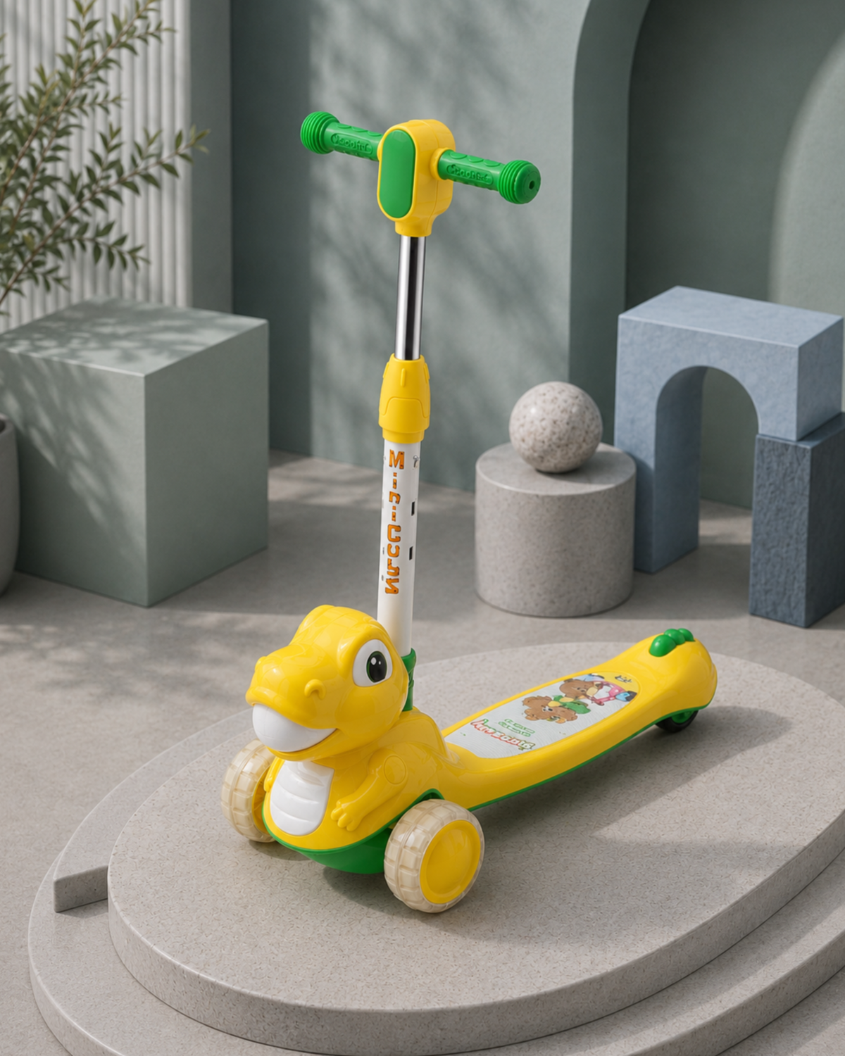 Minicubs Dino Kick Scooter