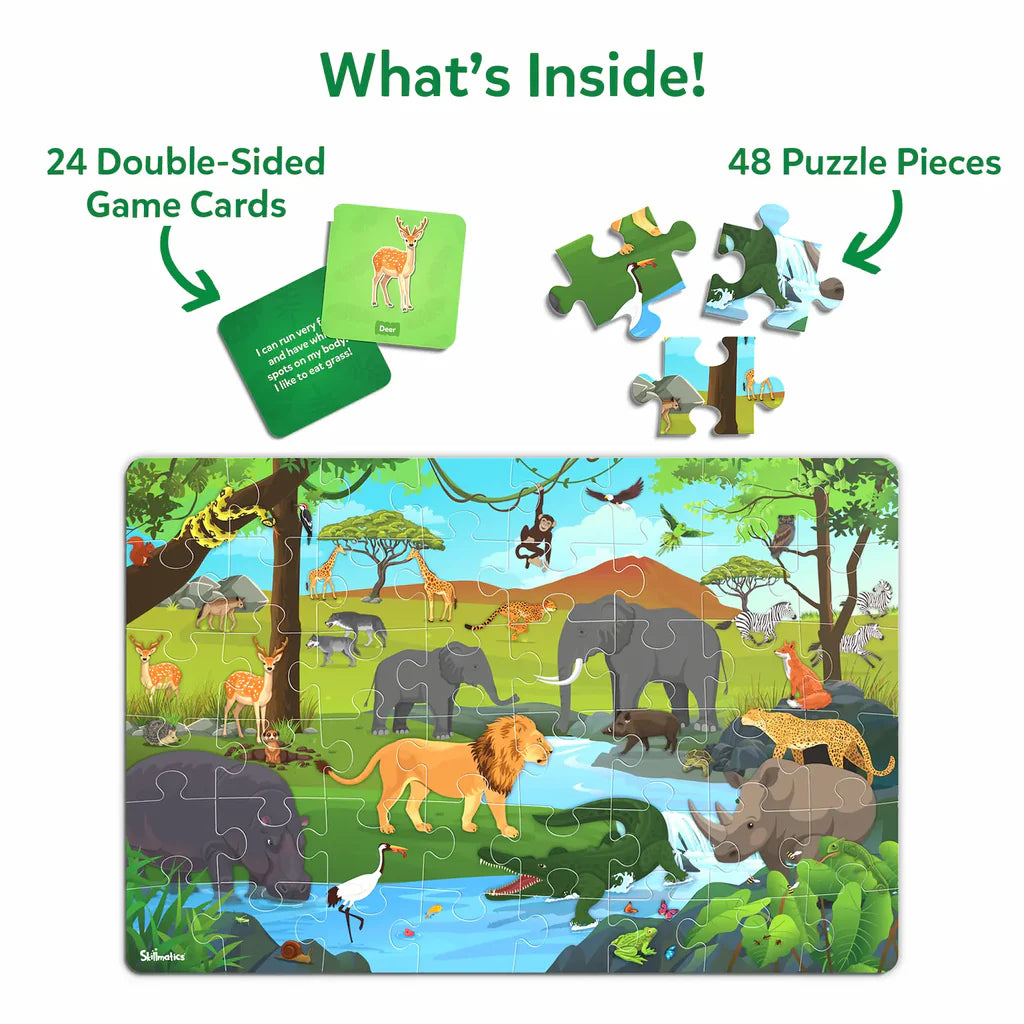 Piece & Play: Amazing Animals | Floor Puzzle & Game.