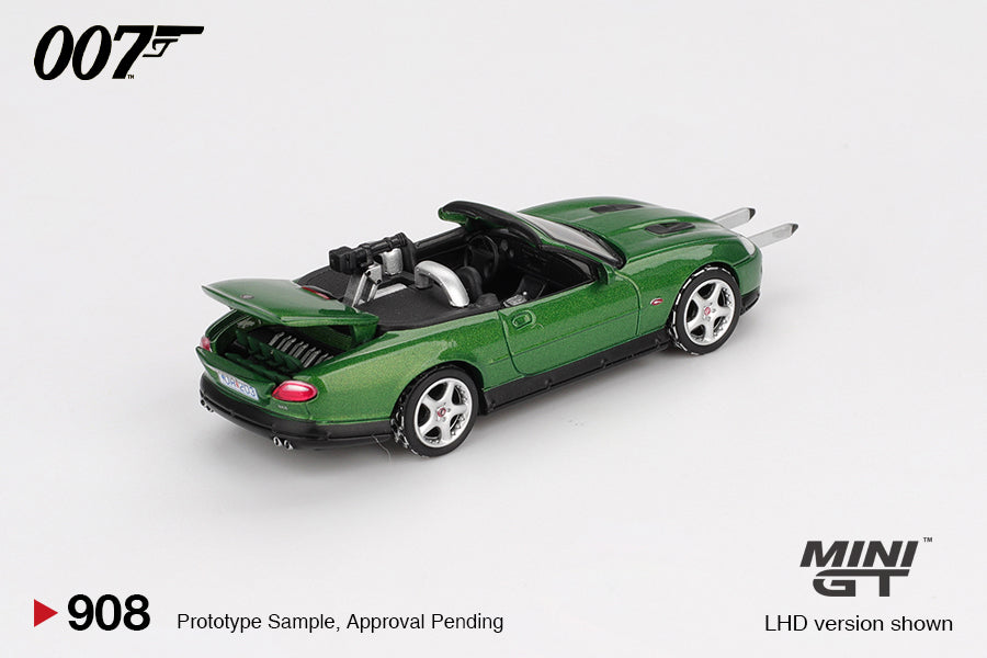 MINI GT JAGUAR 908 XKR DIE ANOTHER DAY BLISTER PACKAGING.