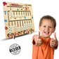 HEKU  3 in 1 Creative Educational Wooden Maths Puzzle Board Game for Kids & Adult.