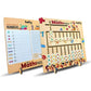 HEKU  3 in 1 Creative Educational Wooden Maths Puzzle Board Game for Kids & Adult.