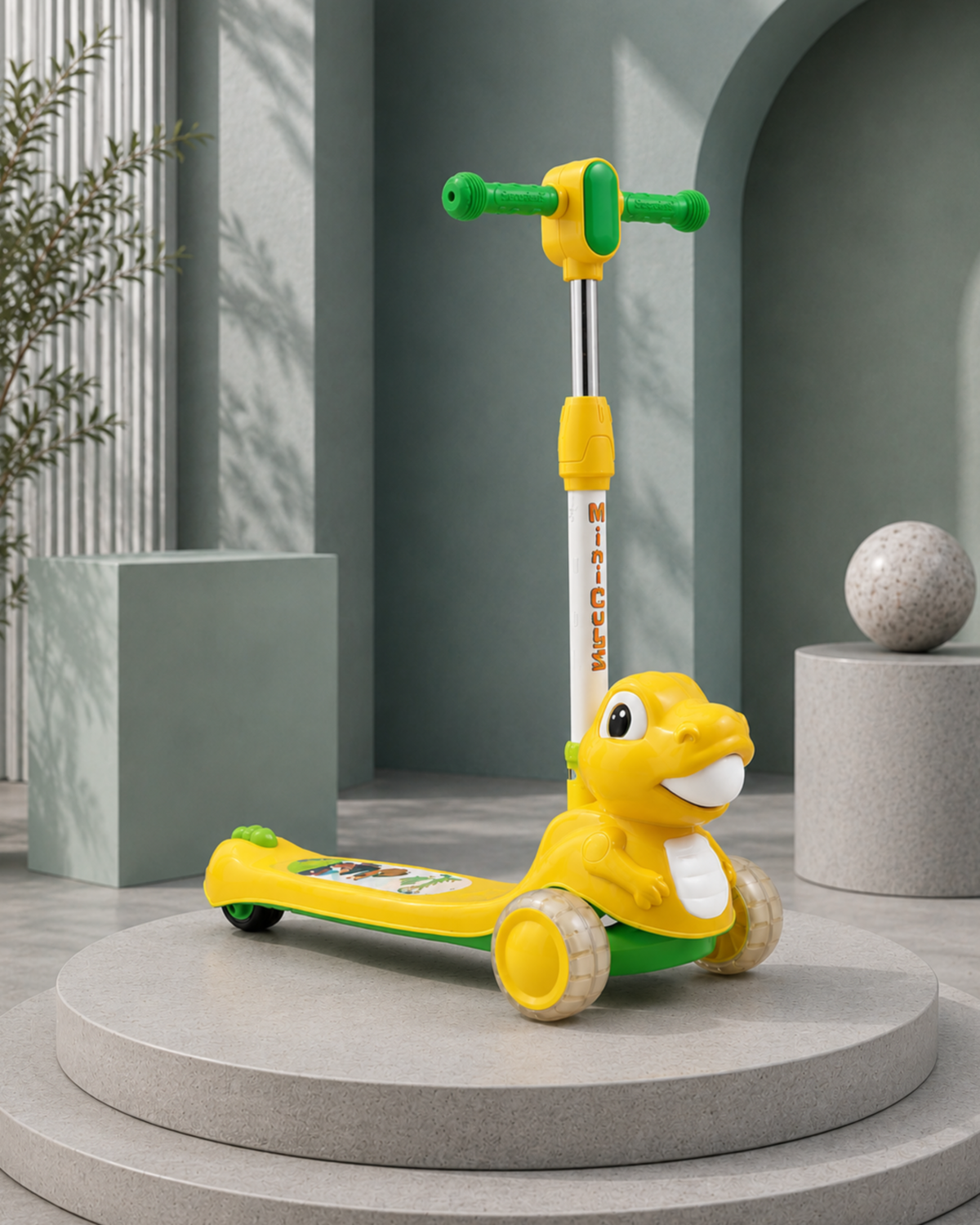 Minicubs Dino Kick Scooter