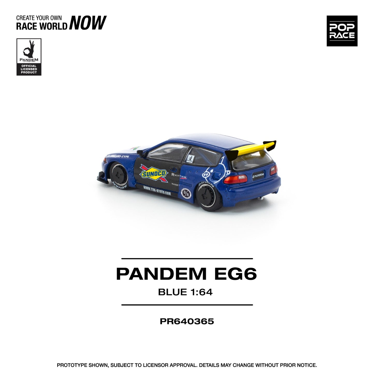 POP RACE PR64-365 PANDEM CIVIC EG6
