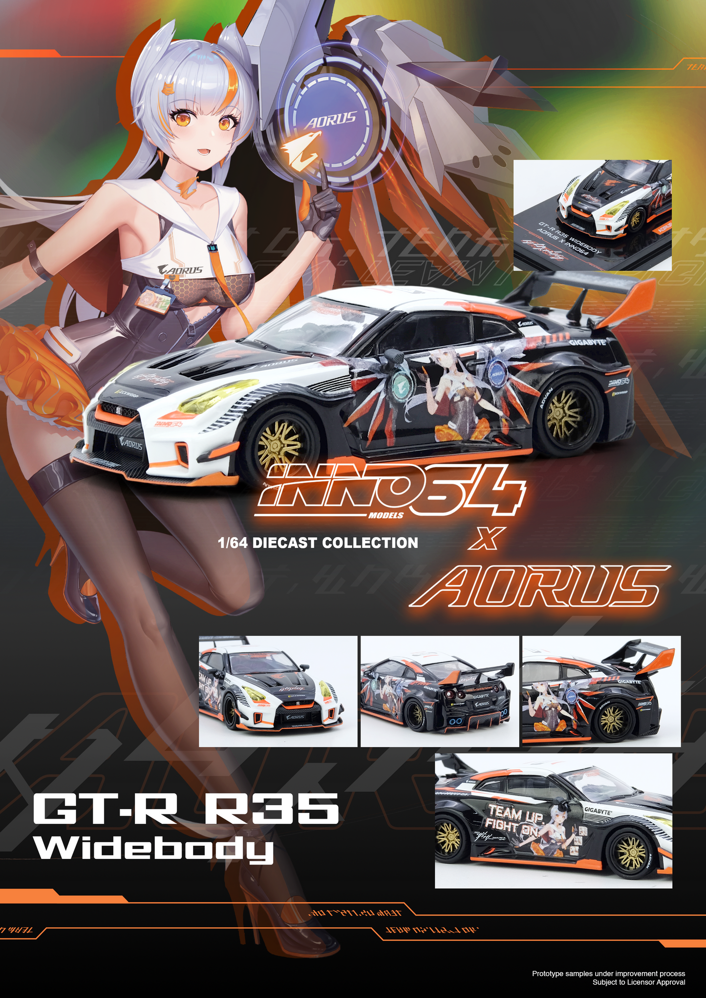 INNO64 GTR R35 WIDE BODY AORUS X