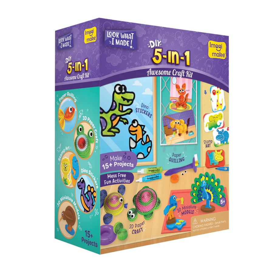 IMAGIMAKE 5-IN-1 AWESOME CRAFT KIT