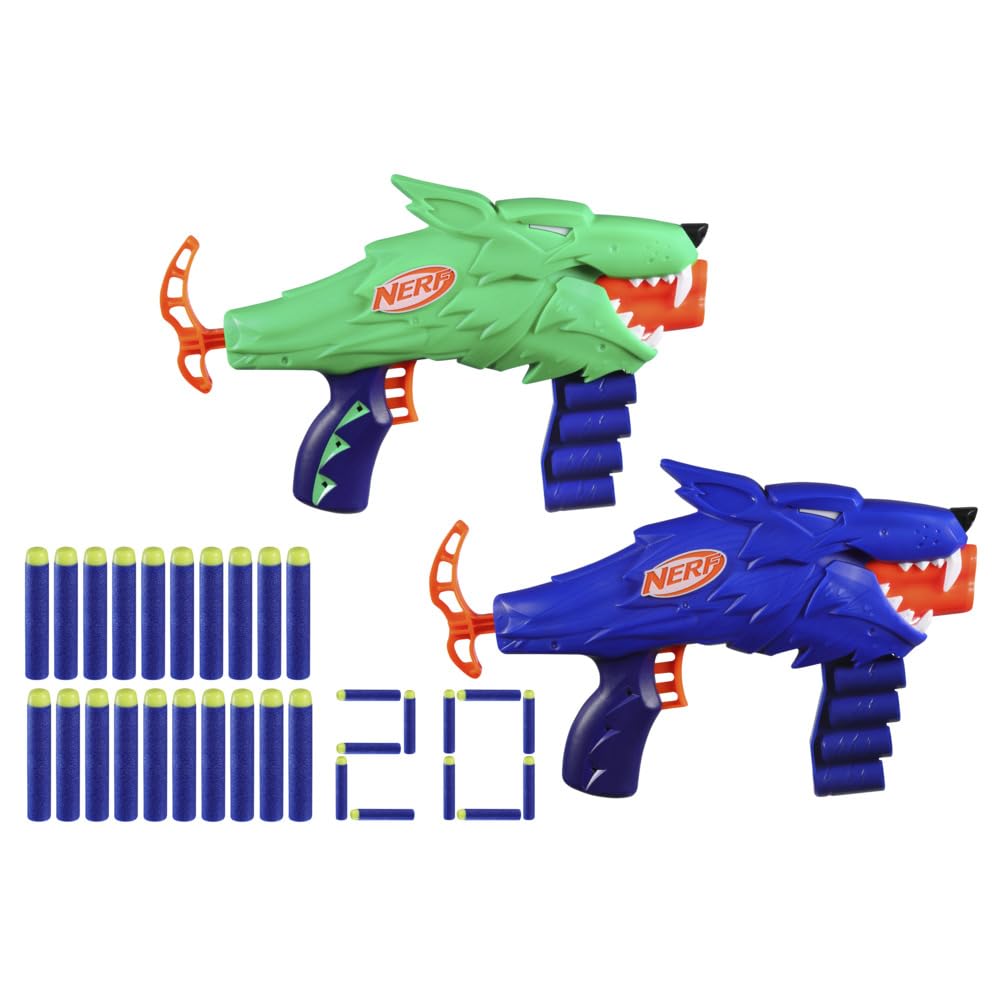 Nerf Wild Wolfpack Blaster Set. G0031