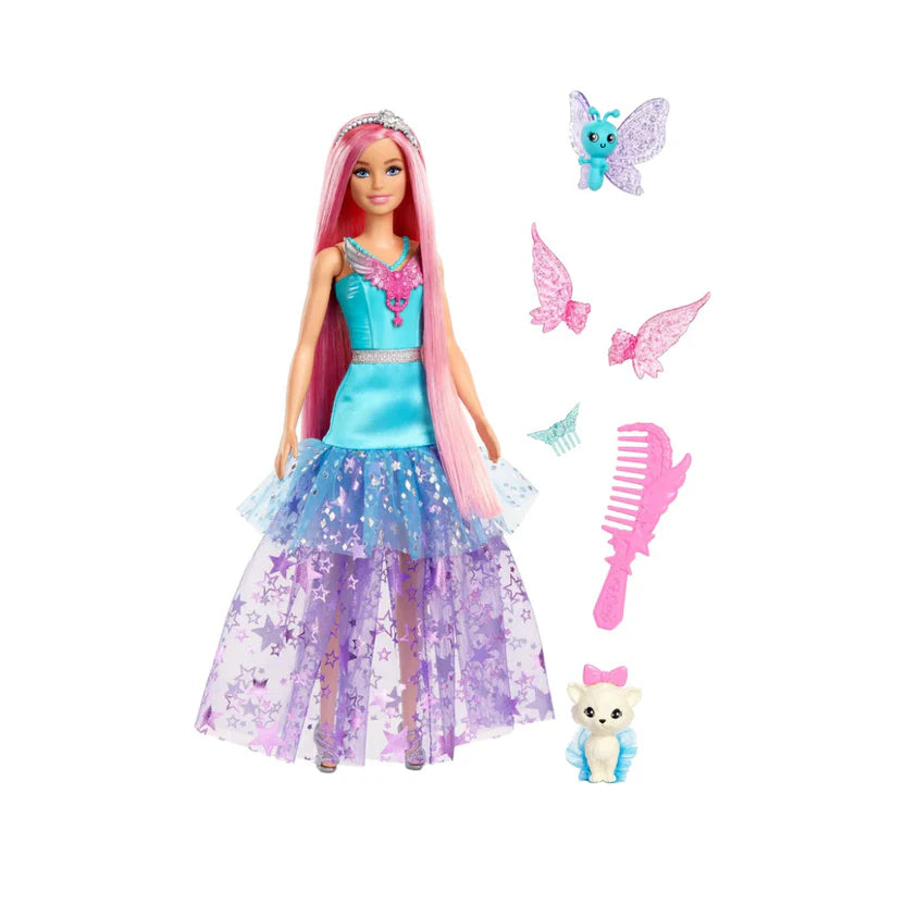 Mattel Barbie Doll With 2 Fantasy Pets(JCW48)