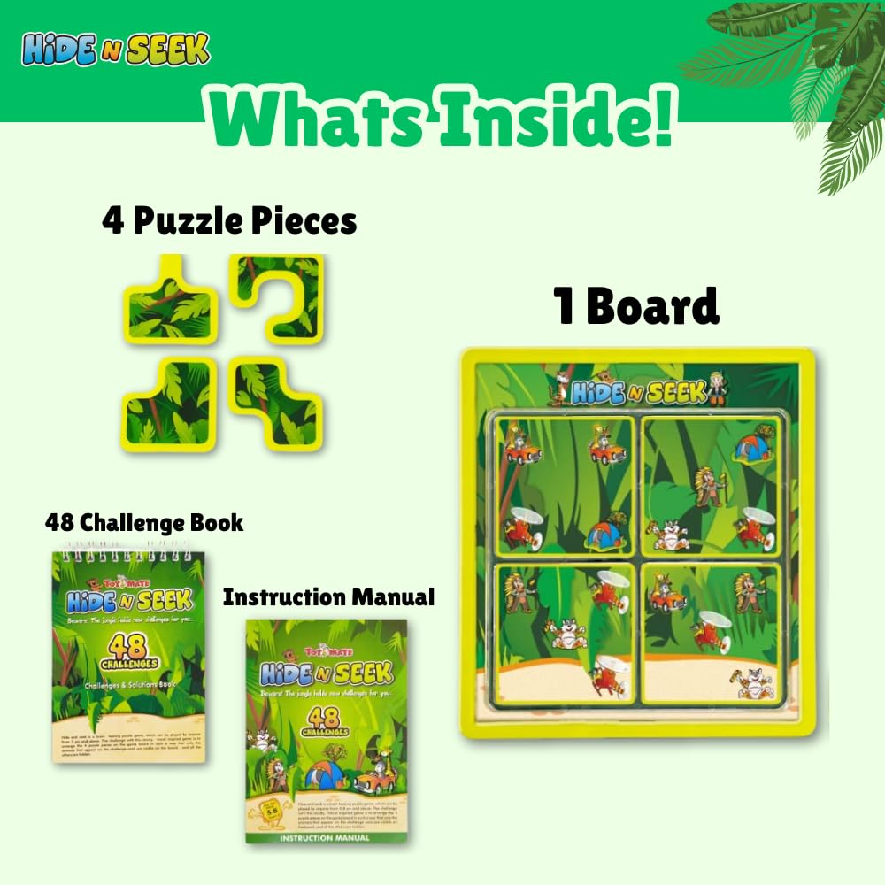 ToyMate Hide N Seek Jungle Puzzle Game (5+ Years)