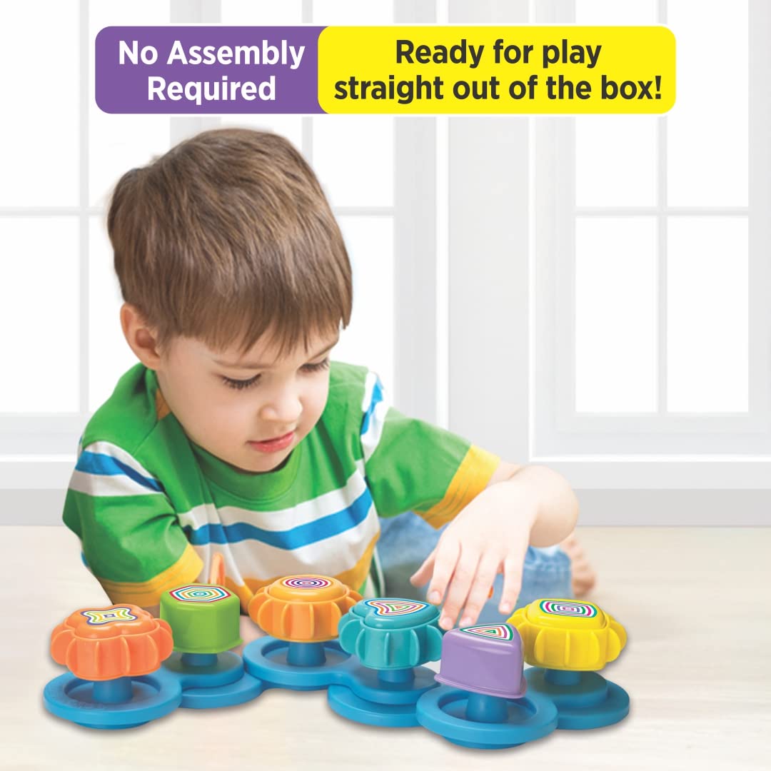 ToyMate Spinning Joy Shape ‘N’ Spin Gear Sorter (2–4+ Years)