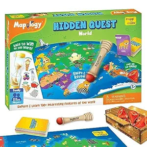 Imagimake Kids Mapology Hidden Quest Board Game.