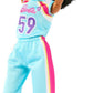 Barbie Made to Move Doll & Accessories, Brunette Basketball Player. (HKT74)