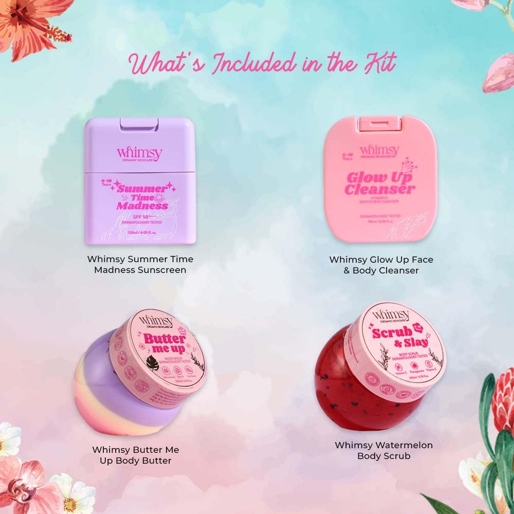 Whimsy Glowing Skin Essential Kit | Pack of 4