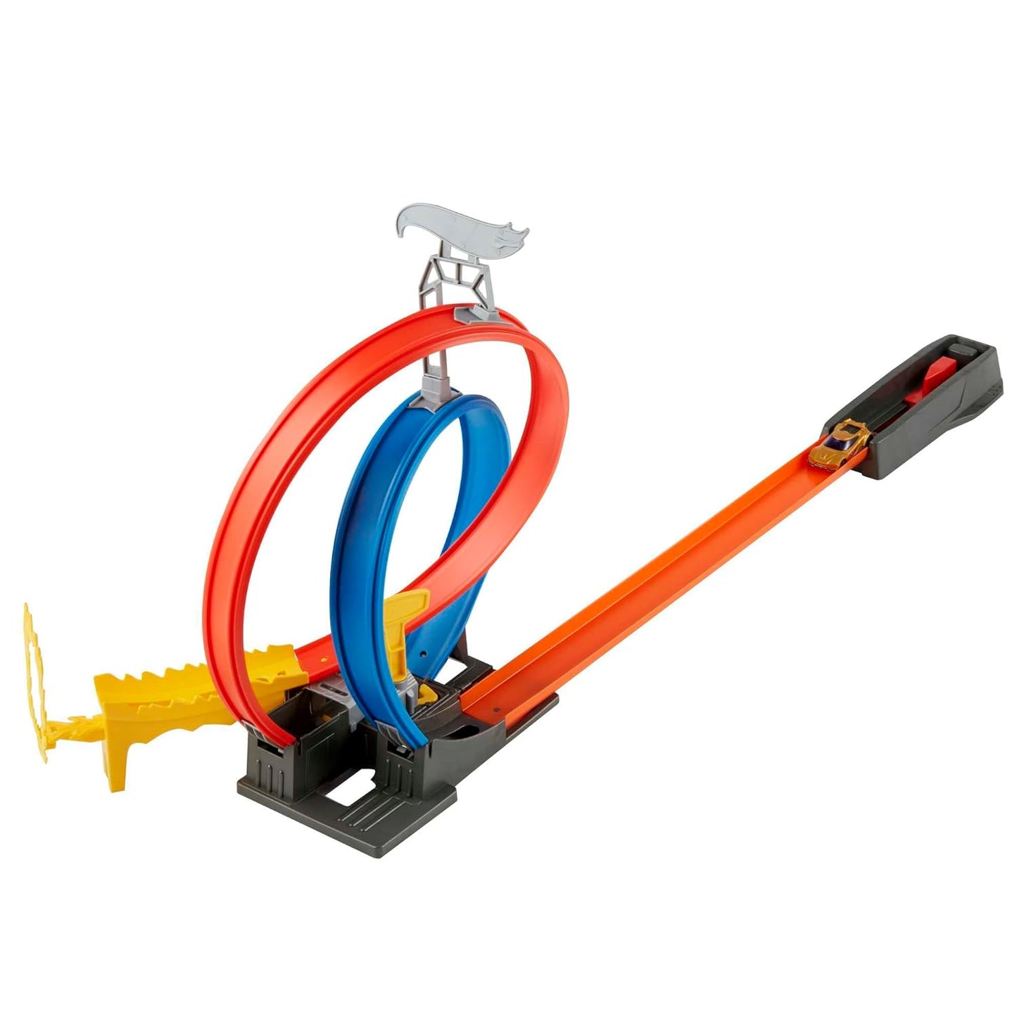 Hot Wheels Stunt Track Loop Flag Finish