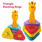 ToyMate Giraffix 3-in-1 Stacking, Sorting Ring Toss Toy.