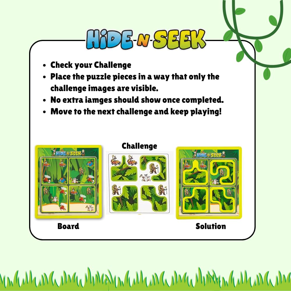 ToyMate Hide N Seek Jungle Puzzle Game (5+ Years)