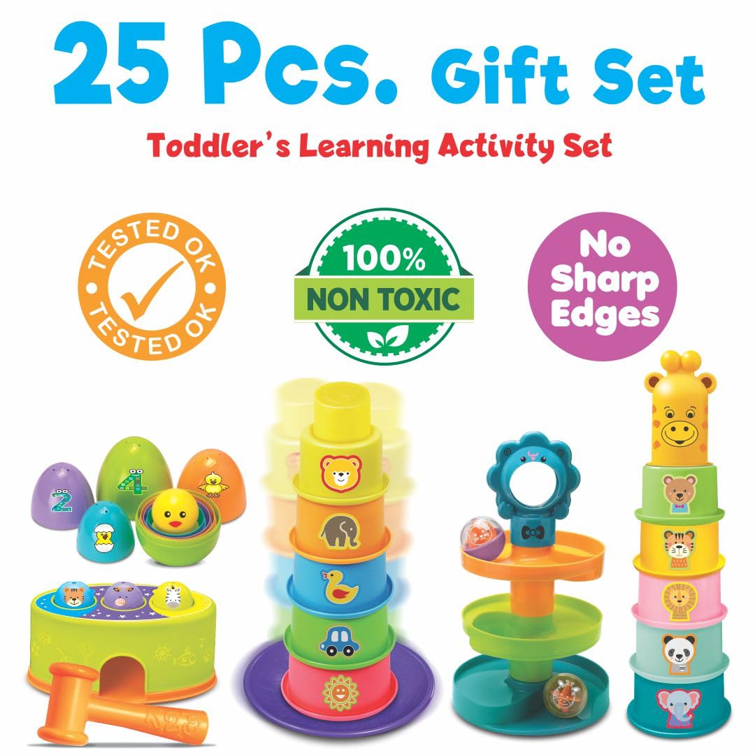 ToyMate Play N Grow 25-Piece Gift Set (12–36 Months)