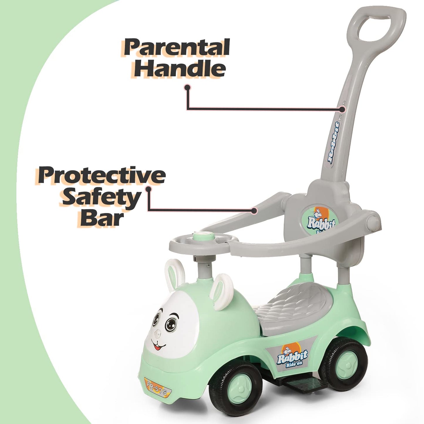 Fun Ride Rabbit 3-in-1 Rider (Green)