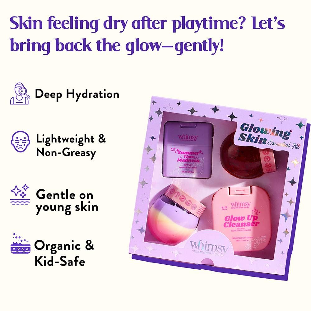 Whimsy Glowing Skin Essential Kit | Pack of 4