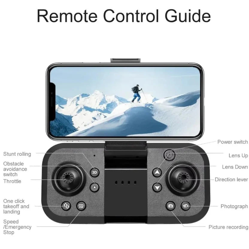 Elision F9 HD Camera Drone with WiFi, Foldable RC Quadcopter.