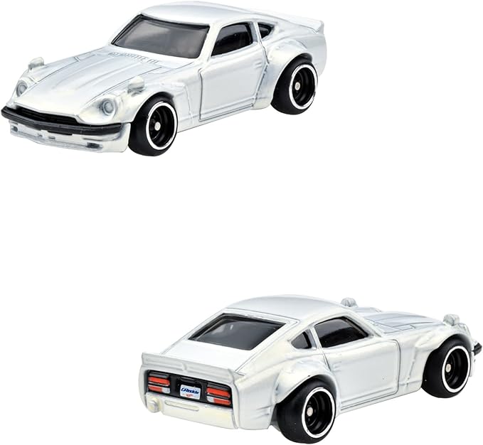 Hot Wheels Premium 4-Piece Die-Cast Car Set with Carrier.