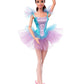 Brunette Ballet Wishes Doll with Blue and Purple Tutu. (HCB87)