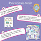 ToyMate Hide N Seek Unicorn IQ Puzzle Game (4+ Years)